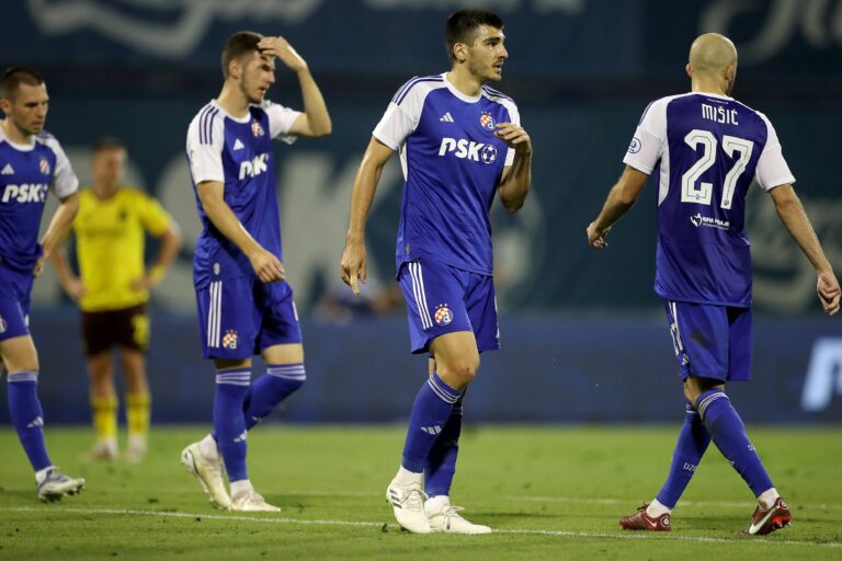 ZAGREB, CROATIA - AUGUST 24: Bosko Sutalo of Dinamo Zagreb during UEFA Europa League Play Off Round First Leg match between Dinamo Zagreb and Sparta Praha at Maksimir Stadium on August 24, 2023 in Zagreb, Croatia. Photo: Slavko Midzor/PIXSELL/DeFodi Images 
PILKA NOZNA SEZON 2023/2024 LIGA EUROPY ELIMINACJE
FOT. DEFODI IMAGES/newspix.pl / 400mm.pl
POLAND ONLY!
---
newspix.pl / 400mm.pl