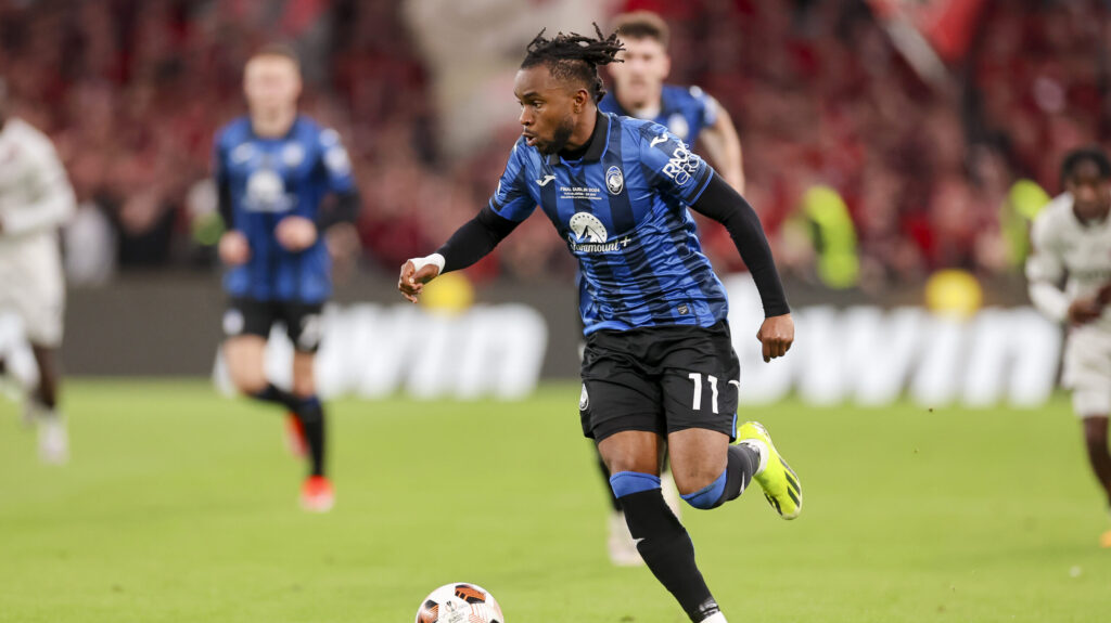 Ademolo Lookman (Atalanta BC) kontrolliert den Ball, UEFA Europa League 2023/2024 - Final, Atalanta BC vs Bayer 04 Leverkusen, Aviva Stadion am 22. May 2024 in Dublin, Irland. (Foto von Marco Steinbrenner/DeFodi Images)

Ademolo Lookman (Atalanta BC) controls the ball, UEFA Europa League 2023/2024 - Final, Atalanta BC vs Bayer 04 Leverkusen, Aviva Stadium, May 22, 2024 in Dublin, Ireland. (Photo by Marco Steinbrenner/DeFodi Images)  
PILKA NOZNA SEZON 2023/2024 LIGA EUROPY
FOT. DEFODI IMAGES/newspix.pl / 400mm.pl
POLAND ONLY!
---
newspix.pl / 400mm.pl