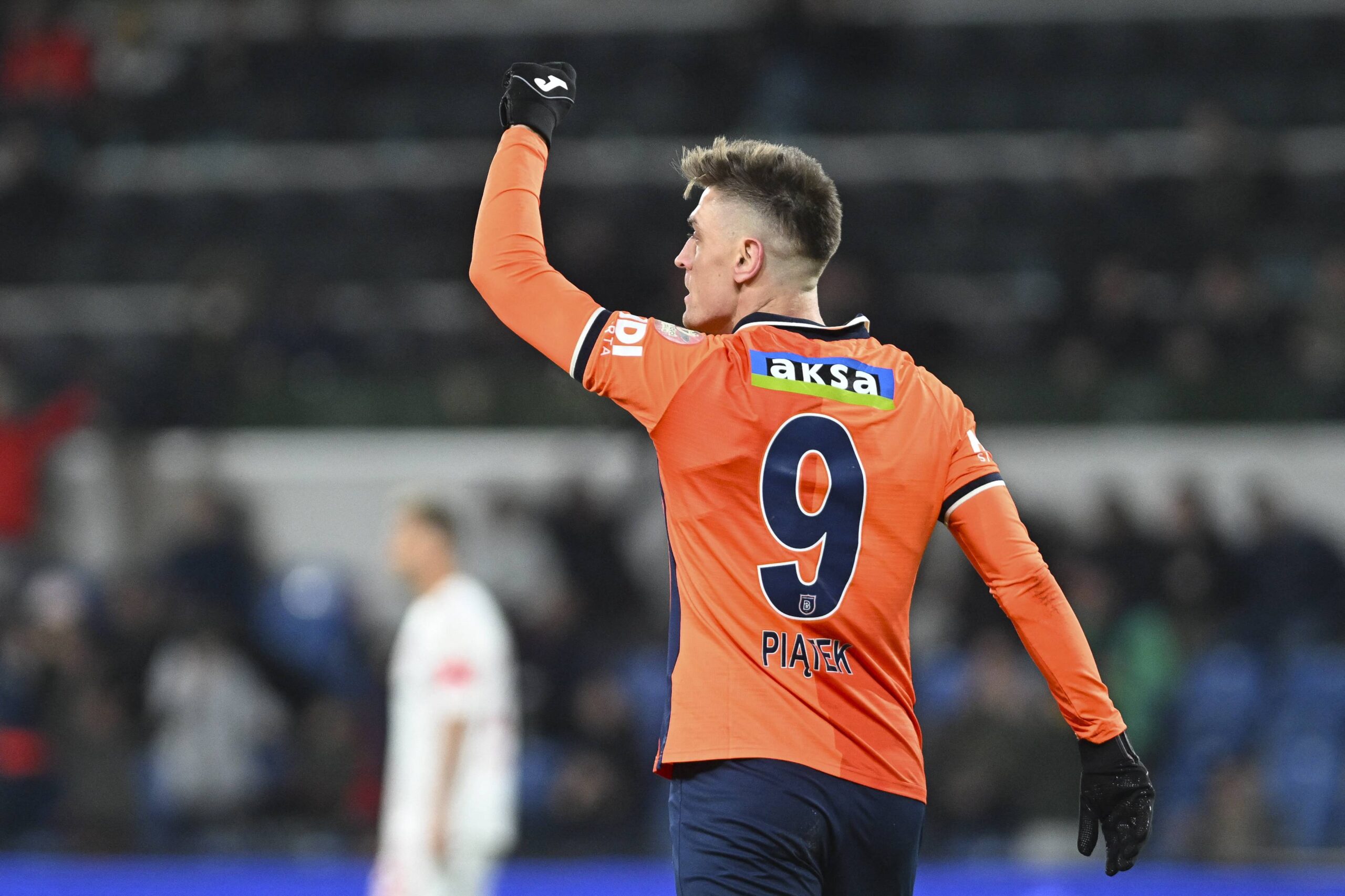 ISTANBUL, TURKIYE - NOVEMBER 27: Krzysztof Piatek (9) of RAMS Basaksehir celebrates after scoring goal during the Turkish Super Lig week 13 soccer match between RAMS Basaksehir and Siltas Yapi Pendikspor at Fatih Terim Stadium in Istanbul, Turkiye on November 27, 2023. Mehmet Murat Onel / Anadolu 
LIGA TURECKA PILKA NOZNA SEZON 2023/2024
FOT. ABACA/newspix.pl / 400mm.pl

POLAND ONLY !!!
---
newspix.pl / 400mm.pl