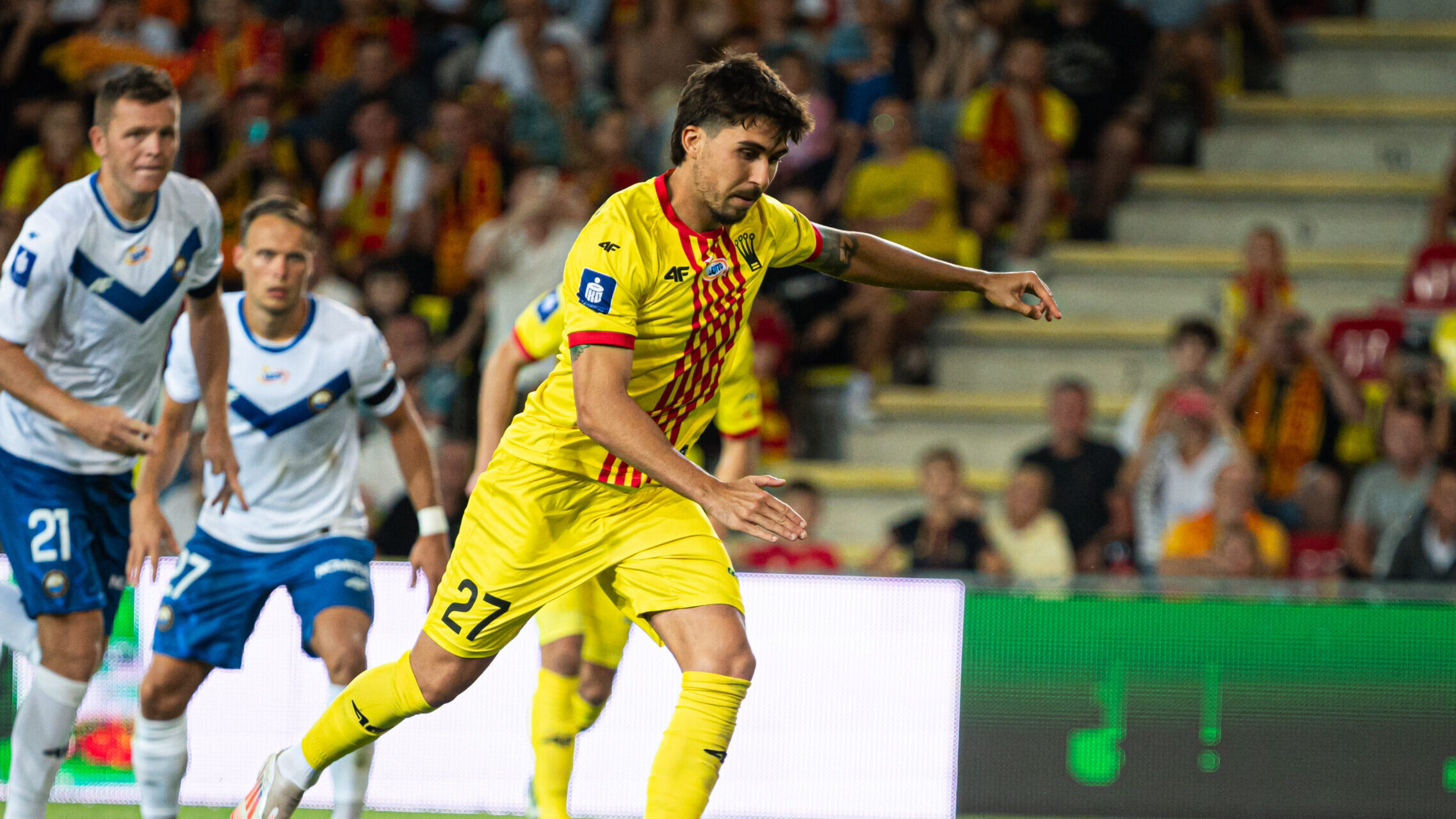 KIELCE 26.08.2024
MECZ 6. KOLEJKA PKO EKSTRAKLASA SEZON 2024/25 --- POLISH FOOTBALL TOP LEAGUE MATCH: KORONA KIELCE - FKS STAL MIELEC 1:0
PEDRO NUNO BRAMKA RZUT KARNY
FOT. MICHAL TRZPIS/400MM.PL