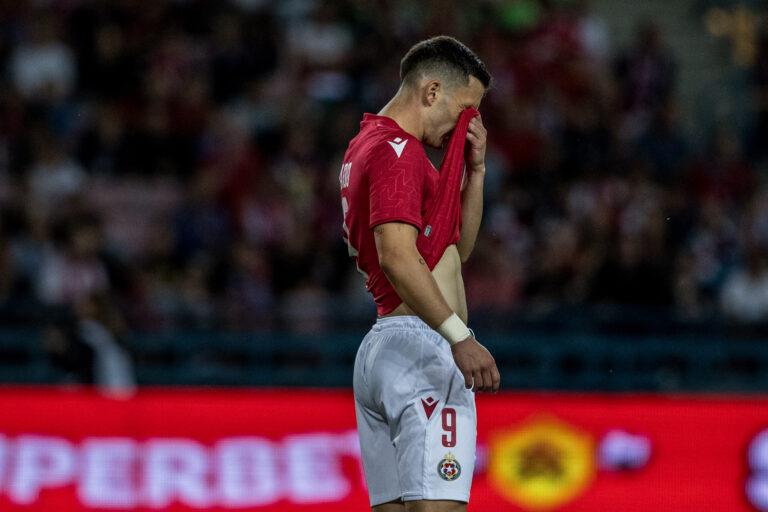 KRAKOW 22.08.2024 
ELIMINACJE LIGA KONFERENCJI PILKA NOZNA SPORT
WISLA KRAKOW - CERCLE BRUGGE 
NZ Angel Rodado 
FOT JAKUB GRUCA / 400mm.pl