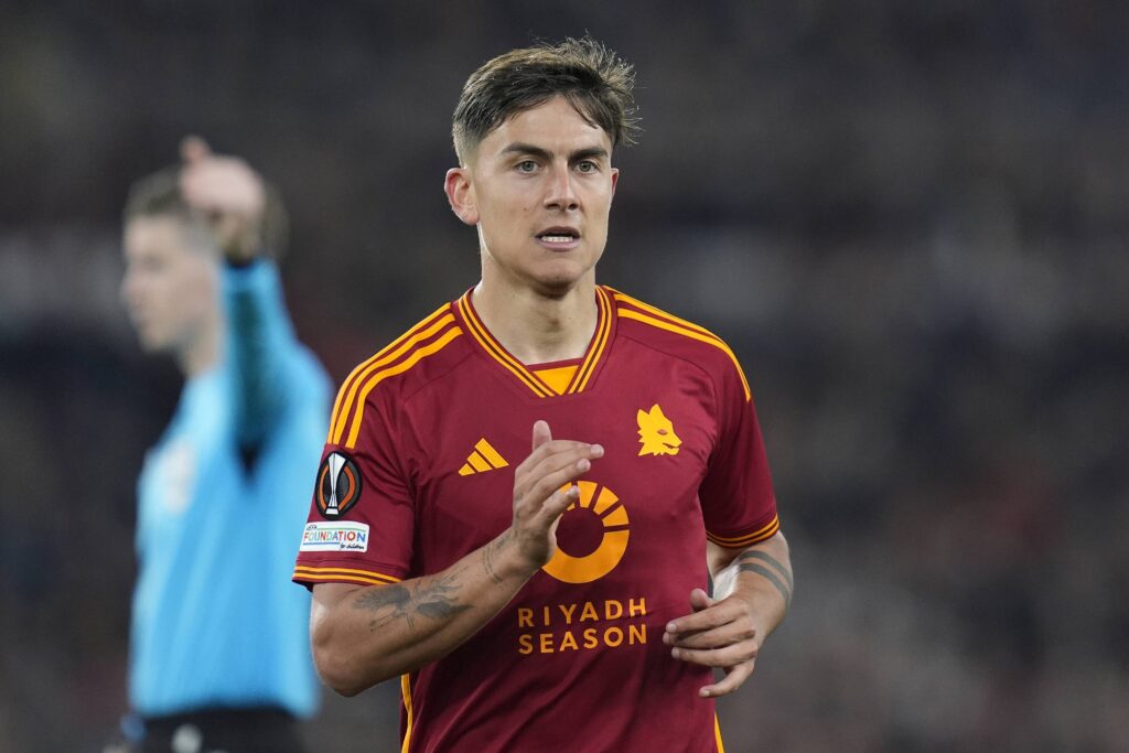 Paulo Dybala of AS Roma during the UEFA Europa League match between AS Roma and Bayer Leverkusen at Stadio Olimpico Rome Italy on 02 May 2024. (Photo Photo Sport Pics)
PILKA NOZNA SEZON 2023/2024 LIGA EUROPY
FOT. SPORTPHOTO24/newspix.pl / 400mm.pl
ENGLAND OUT
---
newspix.pl / 400mm.pl