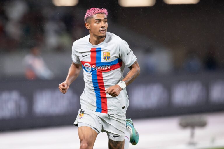 Julian Araujo (Barcelona),
June 6, 2023 - Football / Soccer : Friendly match between Vissel Kobe 0-2 FC Barcelona at the Japan National Stadium in Tokyo, Japan. The game was arranged to honor former Barcelona player Andres Iniesta who has represented both clubs. (Photo by AFLO SPORT) 
 MECZ TOWARZYSKI PILKA NOZNA 
FOT.AFLO/newspix.pl / 400mm.pl
POLAND ONLY!
---
newspix.pl / 400mm.pl