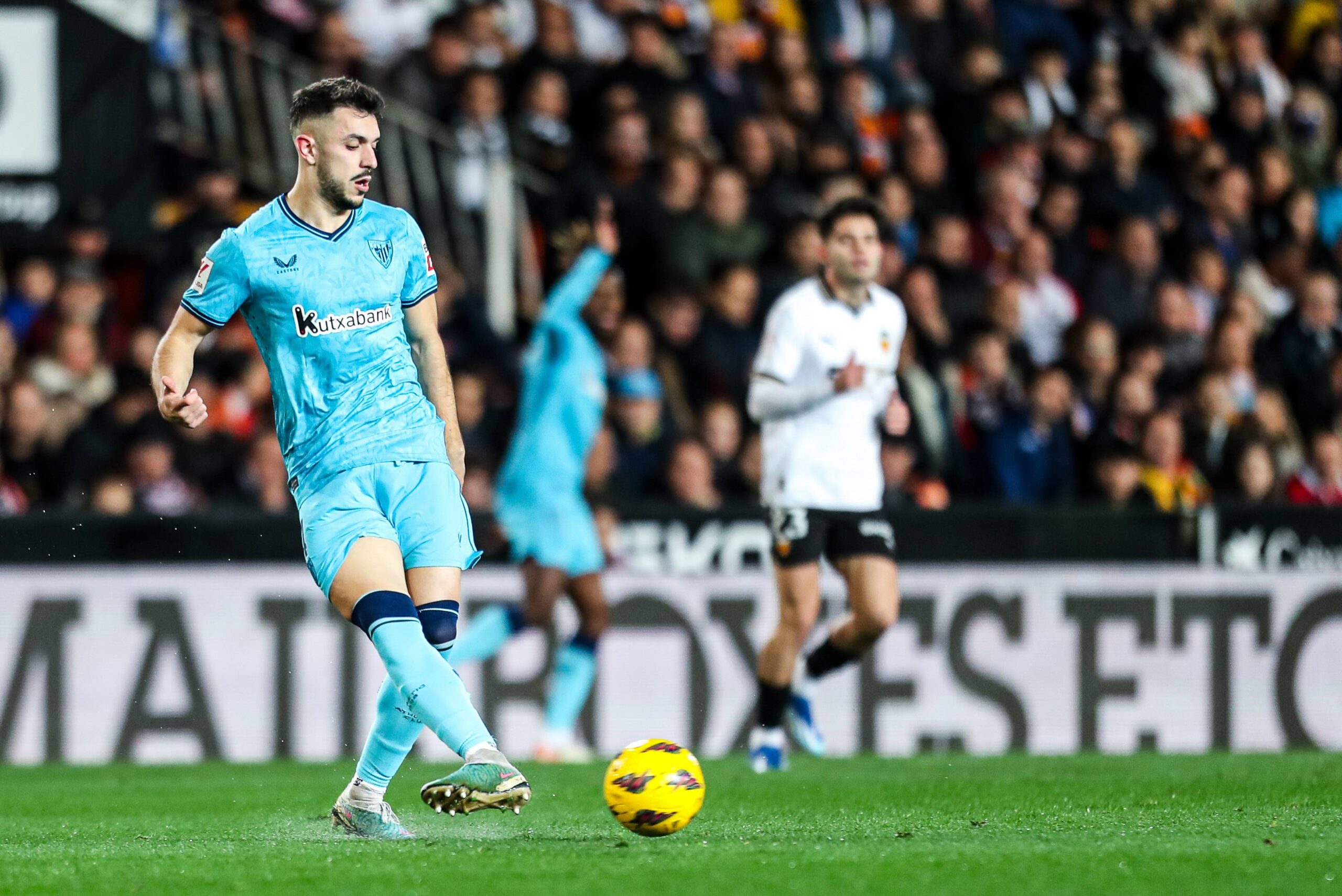 January 20, 2024: Aitor Paredes of Athletic Club in action during the spanish league, La Liga EA Sports, football match played between Valencia CF and Athletic Club at Mestalla stadium on January 20, 2024, in Valencia, Spain. (Credit Image: © Ivan Terron/AFP7 via ZUMA Press Wire)
LIGA HISZPANSKA PILKA NOZNA SEZON 2023/2024
FOT. ZUMA/newspix.pl / 400mm.pl
POLAND ONLY!
---
newspix.pl / 400mm.pl