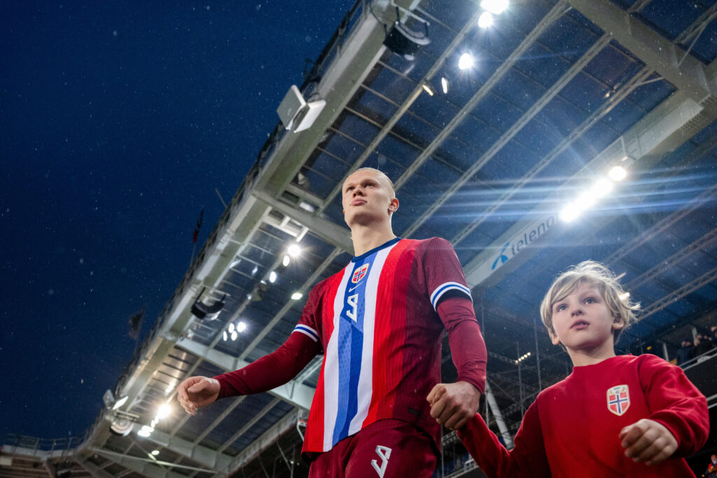 March 26, 2024, Oslo, Norway: 240326 Erling Braut Haaland of Norway ahead of the international friendly football match between Norway and Slovakia on March 26, 2024 in Oslo. .Photo: Vegard GrÃ¸tt / BILDBYRÃ…N / kod VG / VG0588.bbeng fotboll football soccer fotball trÃ¤ningslandskamp privatlandskamp landskamp international friendly norge norway slovakien slovakia (Credit Image: © Vegard GrÃ˜Tt/Bildbyran via ZUMA Press) 
 MECZ NORWEGIA VS SLOWACJA PILKA NOZNA MECZ TOWARZYSKI
FOT. ZUMA/newspix.pl / 400mm.pl
POLAND ONLY!
---
newspix.pl / 400mm.pl