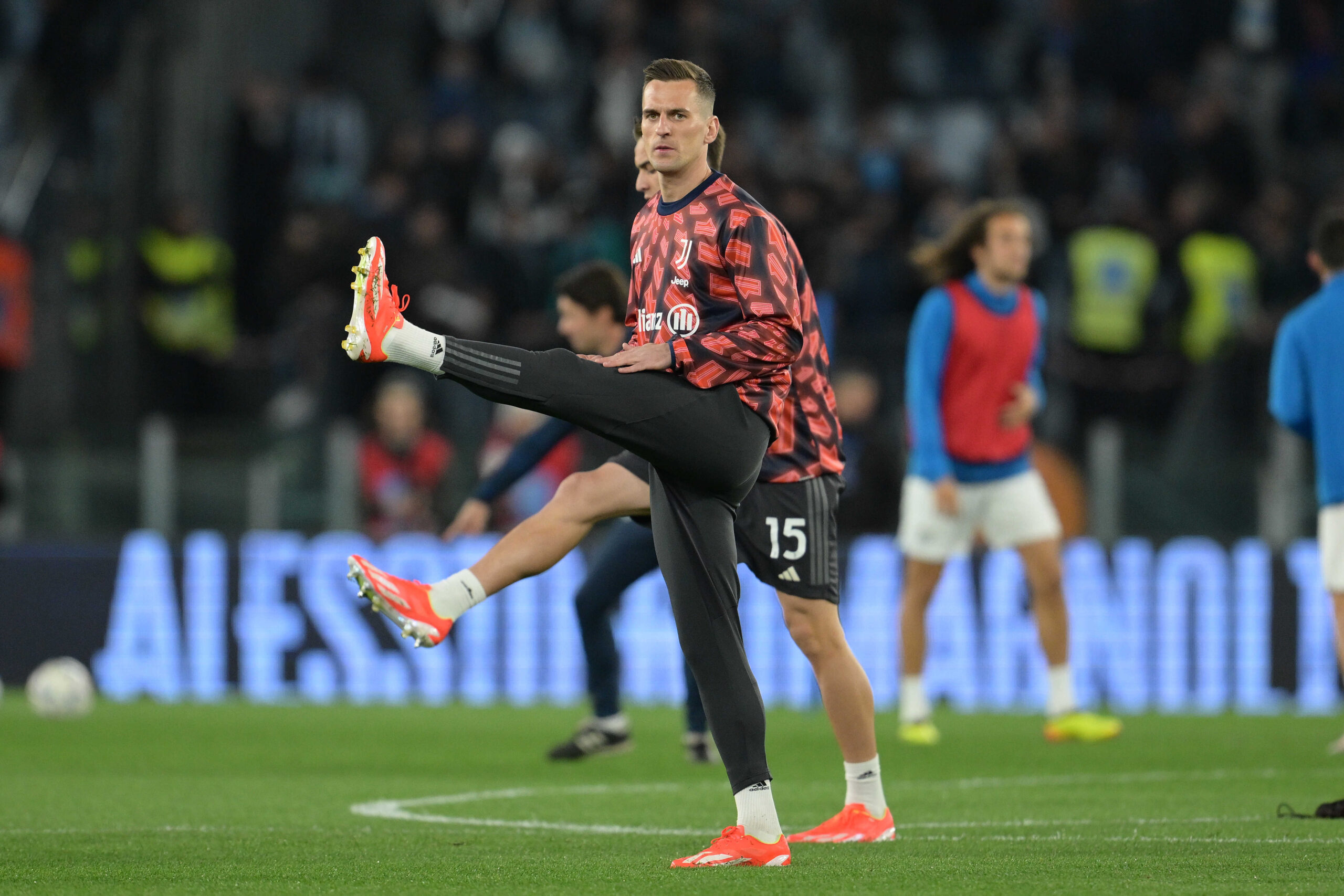 April 23, 2024, Roma, Italia: Juventus&#039; Arkadiusz Milik during the Coppa Italia Semi final (leg 2 of  2)  soccer match between Lazio and Juventus at Rome&#039;s Olympic Stadium, Italy - Tuesday, April 23, 2024. Sport - Soccer . (Photo by Alfredo Falcone/LaPresse) (Credit Image: © Alfredo Falcone/LaPresse via ZUMA Press) 
PUCHAR WLOCH PILKA NOZNA SEZON 2023/2024

FOT. ZUMA/newspix.pl / 400mm.pl
POLAND ONLY!
---
newspix.pl / 400mm.pl