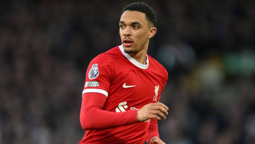 April 24, 2024, Liverpool, Merseyside, United Kingdom: Trent Alexander-Arnold of Liverpool during the Premier League match Everton vs Liverpool at Goodison Park, Liverpool, United Kingdom, 24th April 2024. (Credit Image: © Craig Thomas/News Images via ZUMA Press Wire)
PILKA NOZNA LIGA ANGIELSKA SEZON 2023/2024
FOT. ZUMA/newspix.pl / 400mm.pl
POLAND ONLY!
---
newspix.pl / 400mm.pl