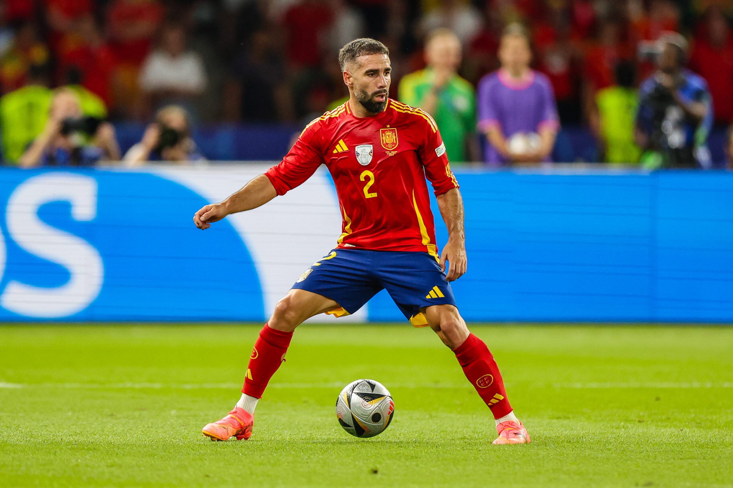 BERLIN 14.07.2024
MECZ FINAL MISTRZOSTW EUROPY 2024: HISZPANIA - ANGLIA --- FINAL UEFA EURO 2024 MATCH: SPAIN - ENGLAND
NZ DANI CARVAJAL 
FOT. PATRYK PINDRAL/400MM.PL