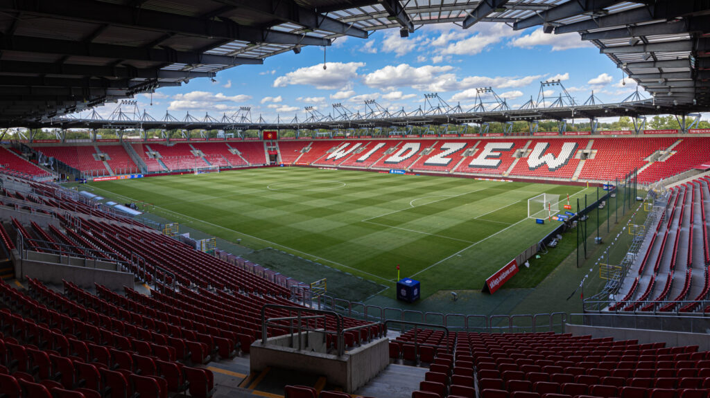 LODZ 11.08.2024
PKO EKSTRAKLASA SEZON 2024/25: WIDZEW LODZ - SLASK WROCLAW POLISH FOOTBALL TOP LEAGUE MATCH
NZ STADION TRYBUNY WIDZEW INFRASTRUKTYRA WIDOK - STADIUM OVERWIEV STANDS
FOT. MARCIN BRYJA / 400mm.pl