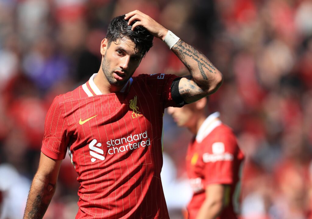 August 11, 2024, Liverpool, Merseyside, England: 11th August 2024; Anfield, Liverpool, Merseyside, England; Pre Season Football Friendly, Liverpool versus Sevilla; Dominik Szoboszlai of Liverpool (Credit Image: © David Blunsden/Action Plus Sports via ZUMA Press Wire) 
MECZ TOWARZYSKI PILKA NOZNA SEZON 2024/2025
FOT. ZUMA/newspix.pl / 400mm.pl

POLAND ONLY !!!
---
newspix.pl / 400mm.pl