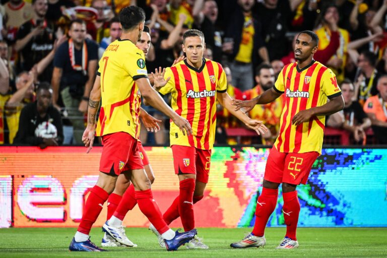 August 22, 2024, Lens, France, France: Przemyslaw Adam FRANKOWSKI of Lens celebrate his goal with teammates during the UEFA Conference League match between RC Lens and Panathinaikos at Bollaert-Delelis Stadium on August 22, 2024 in Lens, France. (Credit Image: ©  Matthieu Mirville/ZUMA Press Wire) 
LIGA KONFERENCJI EUROPY UEFA PILKA NOZNA SEZON 2024/2025 KWALIFIKACJE
FOT. ZUMA/newspix.pl / 400mm.pl

POLAND ONLY !!!
---
newspix.pl / 400mm.pl