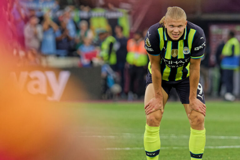 August 31, 2024, London, England, United Kingdom: London, England, August 31 2024: Erling Haaland (9 Manchester City) after the Premier League game between West Ham and Manchester City at London Stadium in London, England. (Credit Image: © Pedro Porru/Sport Press Photo via ZUMA Press)
LIGA ANGIELSKA PILKA NOZNA SEZON 2024/2025
FOT. ZUMA/newspix.pl / 400mm.pl
POLAND ONLY!
---
newspix.pl / 400mm.pl