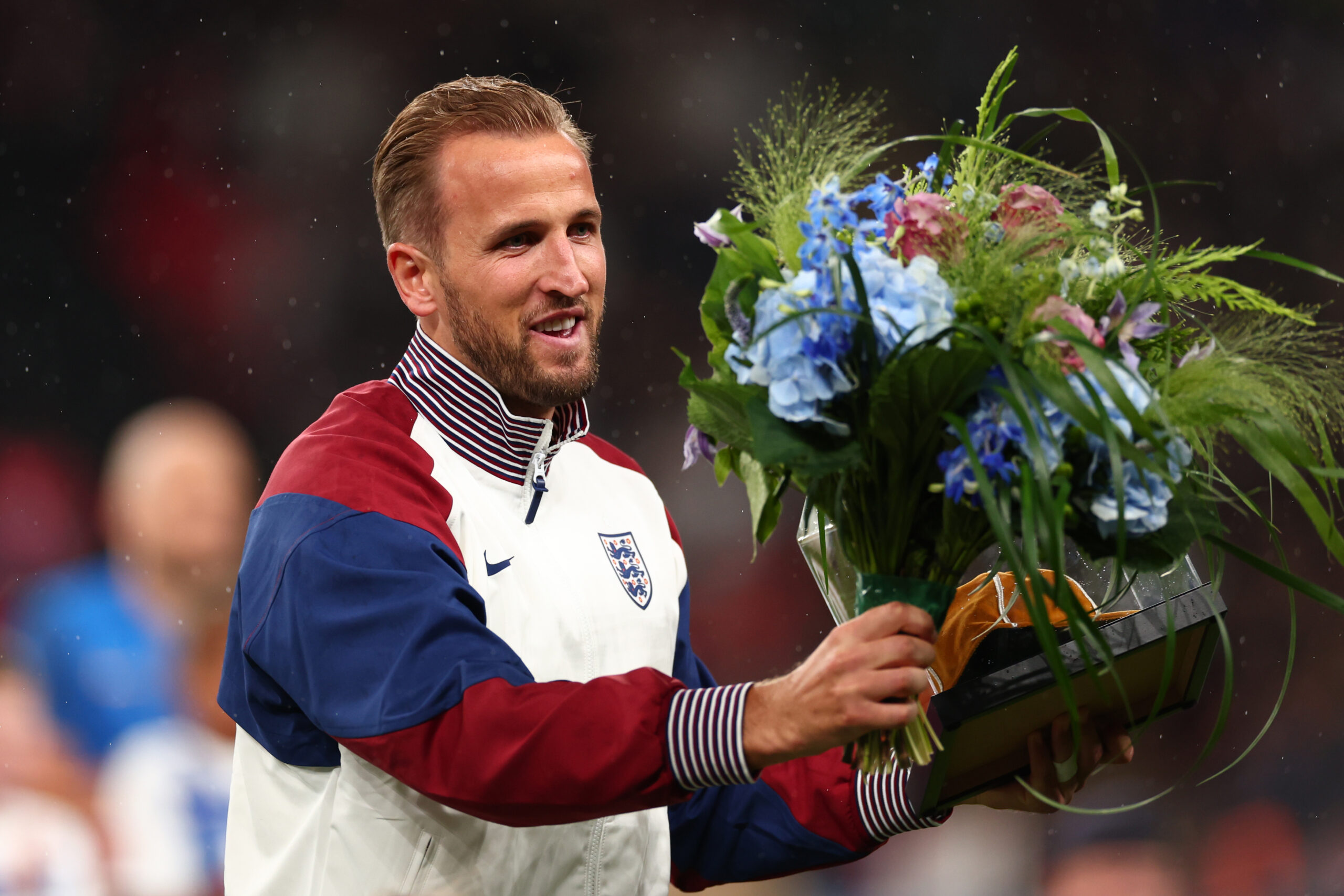 September 10, 2024, London, London, United Kingdom: 10th September 2024; Wembley Stadium, London, England; Nations League, League B, Group 2 International Football, England versus Finland; Harry Kane of England is presented with his 100th England cap (Credit Image: © Shaun Brooks/Action Plus Sports via ZUMA Press Wire) 
LIGA NARODOW UEFA PILKA NOZNA SEZON 2024/2025
ANGLIA v FINLANDIA
FOT. ZUMA/newspix.pl / 400mm.pl

POLAND ONLY !!!
---
newspix.pl / 400mm.pl