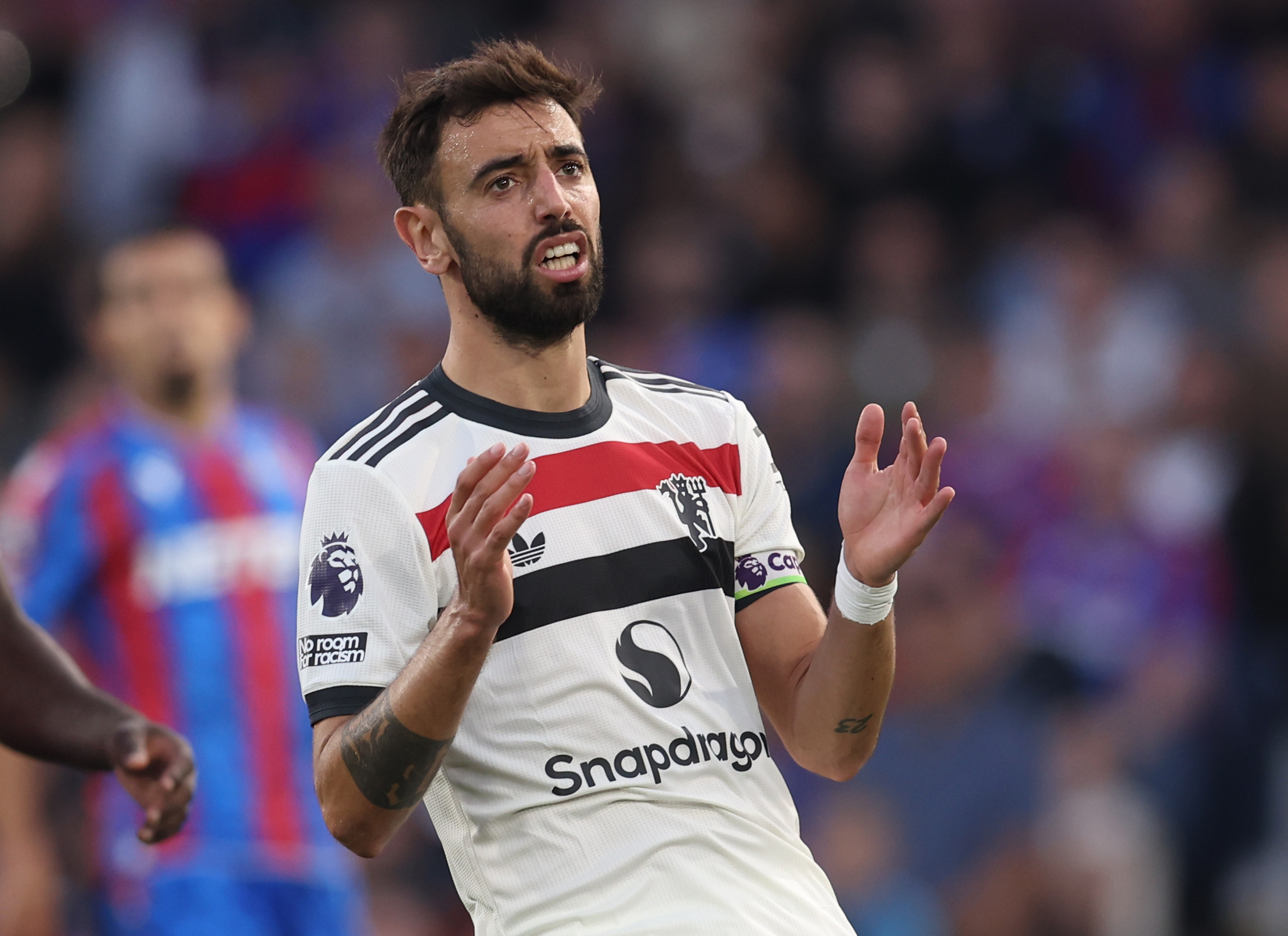 September 21, 2024, London: London, England, 21st September 2024. Manchester Unitedâ€™s Bruno Fernandes reacts during the Premier League match at Selhurst Park, London. (Credit Image: � Paul Terry/CSM via ZUMA Press Wire) 
LIGA ANGIELSKA PILKA NOZNA SEZON 2024/2025
FOT. ZUMA/newspix.pl / 400mm.pl

POLAND ONLY !!!
---
newspix.pl / 400mm.pl