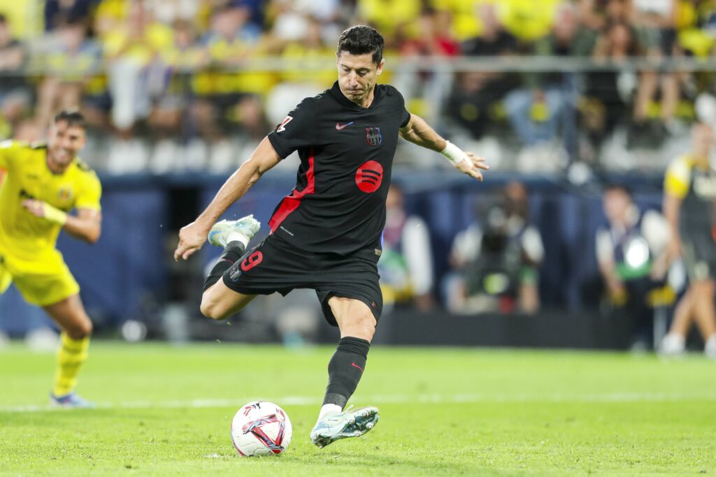 September 22, 2024, Villarreal, Castellon, SPAIN: Robert Lewandowski of FC Barcelona in action during the Spanish league, La Liga EA Sports, football match played between Villarreal CF and FC Barcelona at La Ceramica stadium on September 22, 2024, in Valencia, Spain. (Credit Image: © Ivan Terron/AFP7 via ZUMA Press Wire) 
LIGA HISZPANSKA PILKA NOZNA SEZON 2024/2025
FOT. ZUMA/newspix.pl / 400mm.pl

POLAND ONLY !!!
---
newspix.pl / 400mm.pl