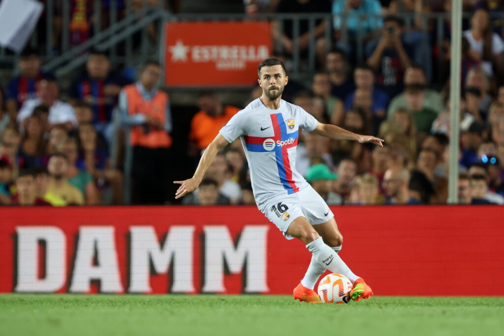 BARCELONA 24.08.2022
MIEDZYNARODOWY MECZ TOWARZYSKI --- INTERNATIONAL FRIENDLY FOOTBALL MATCH: FC BARCELONA - MANCHESTER CITY 3:3
MIRALEM PJANIC
FOT. PIOTR KUCZA/400mm.pl