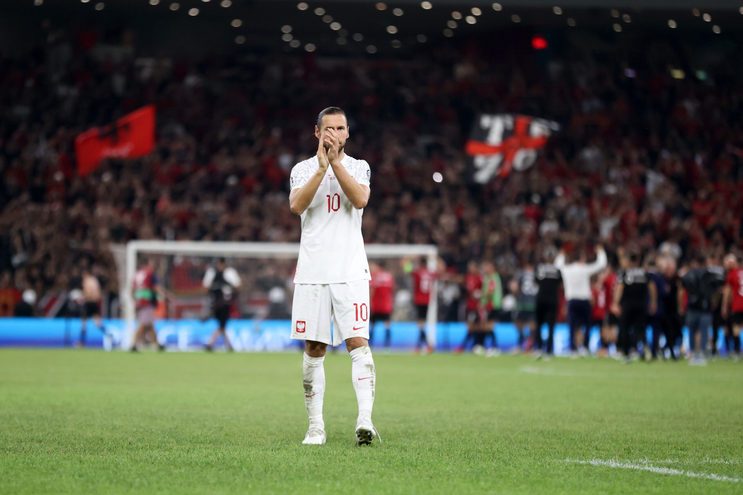 TIRANA 10.09.2023
MECZ 6. KOLEJKA ELIMINACJE DO MISTRZOSTW EUROPY 2024 GRUPA E: ALBANIA - POLSKA 2:0 --- QUALIFICATION FOR UEFA EURO 2024 MATCH GROUP E: ALBANIA - POLAND 2:0
GRZEGORZ KRYCHOWIAK
FOT. PIOTR KUCZA/400mm.pl