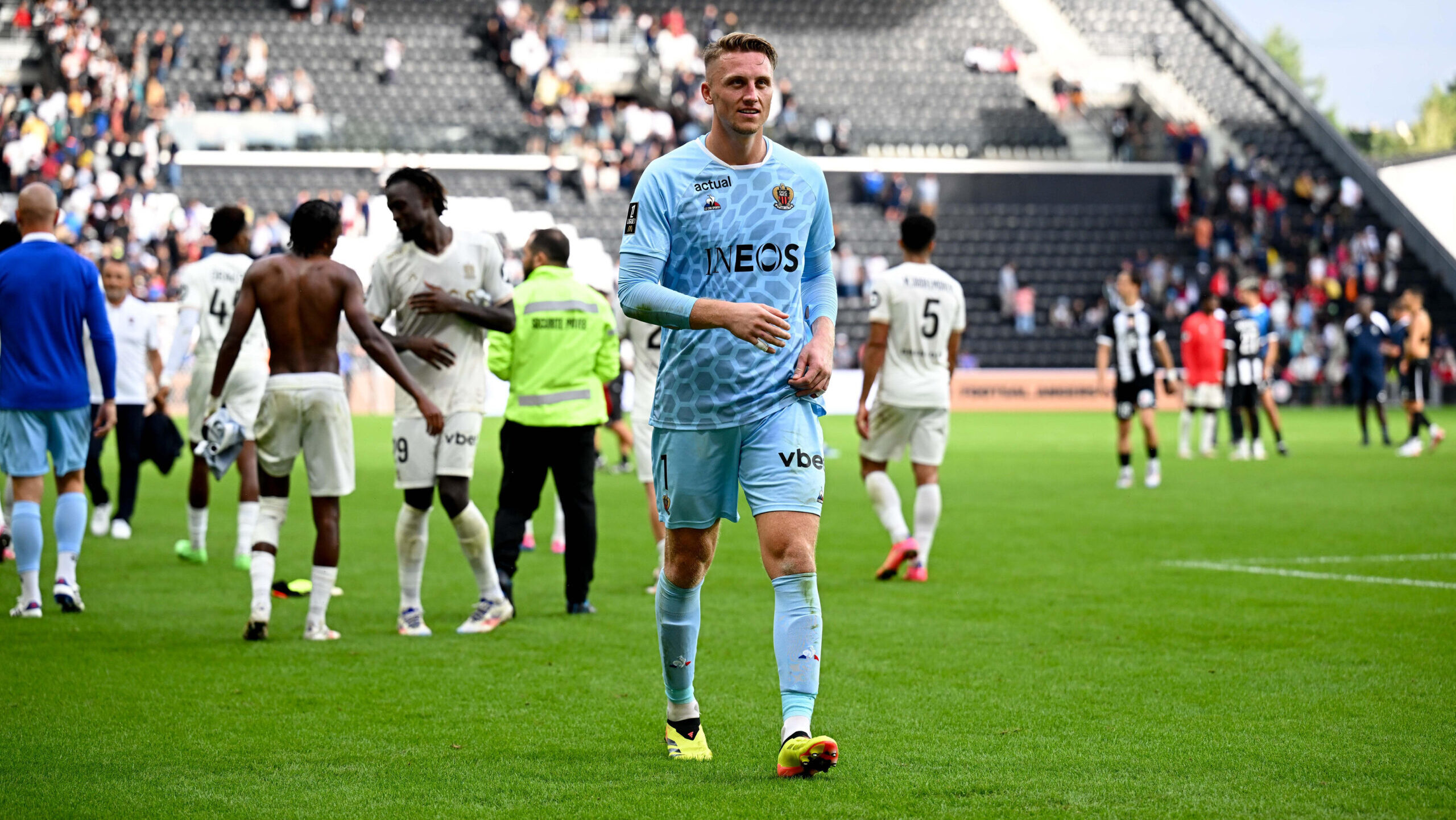 Marcin BULKA of Nice during the Ligue 1 McDonald&#039;s match between Angers and Nice at Stade Raymond Kopa on September 1, 2024 in Angers, France. (Photo by Baptiste Fernandez/Icon Sport)
LIGA FRANCUSKA PILKA NOZNA SEZON 2024/2025
FOT. ICON SPORT/newspix.pl / 400mm.pl
POLAND ONLY!
---
newspix.pl / 400mm.pl