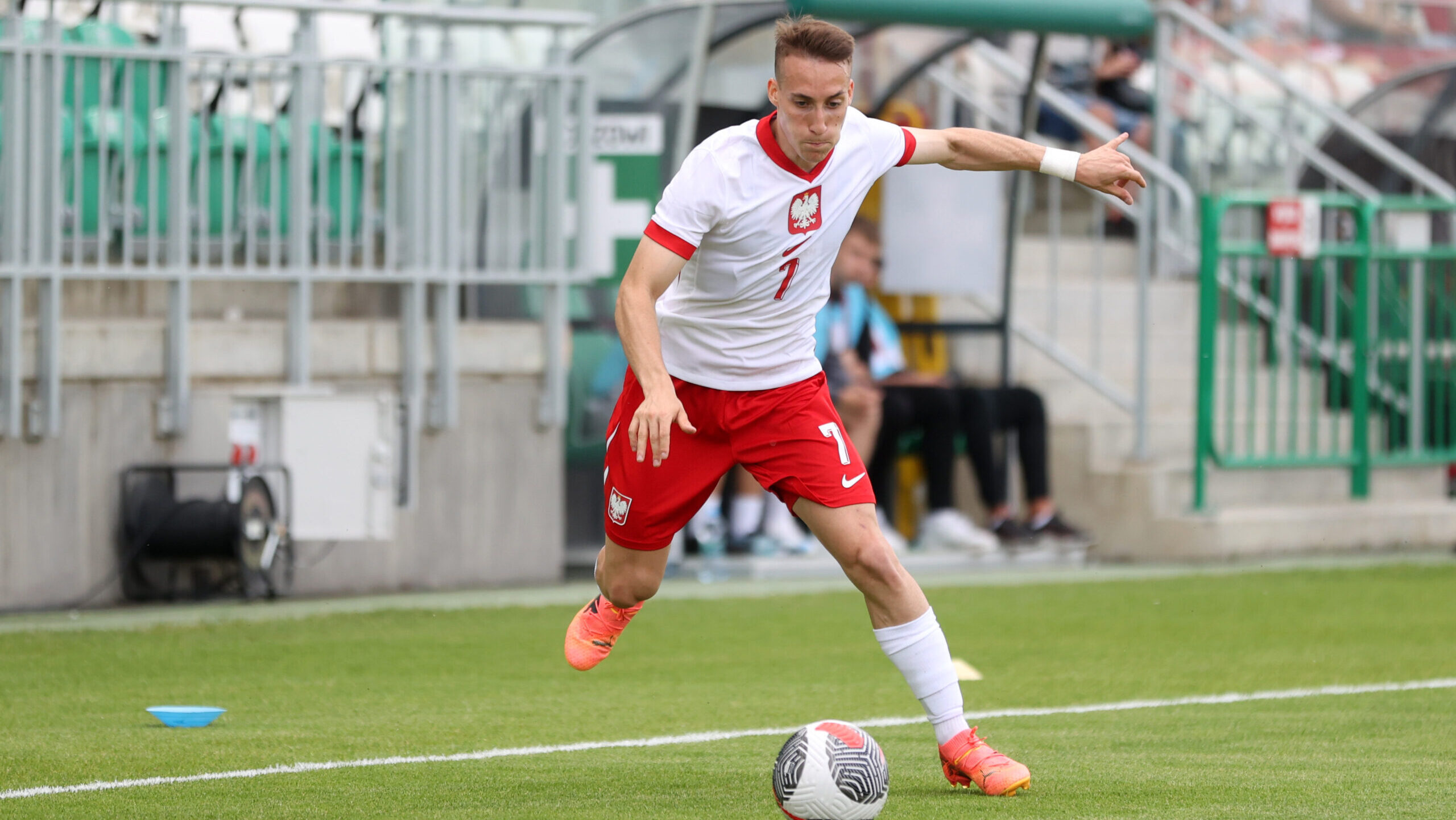 RADOM 01.06.2024
MIEDZYNARODOWY MECZ TOWARZYSKI U-21: POLSKA - MACEDONIA POLNOCNA 1:2 --- UNDER-21 INTERNATIONAL FRIENDLY FOOTBALL MATCH: POLAND - NORTH MACEDONIA 1:2
DOMINIK MARCZUK
FOT. PIOTR KUCZA/400mm.pl