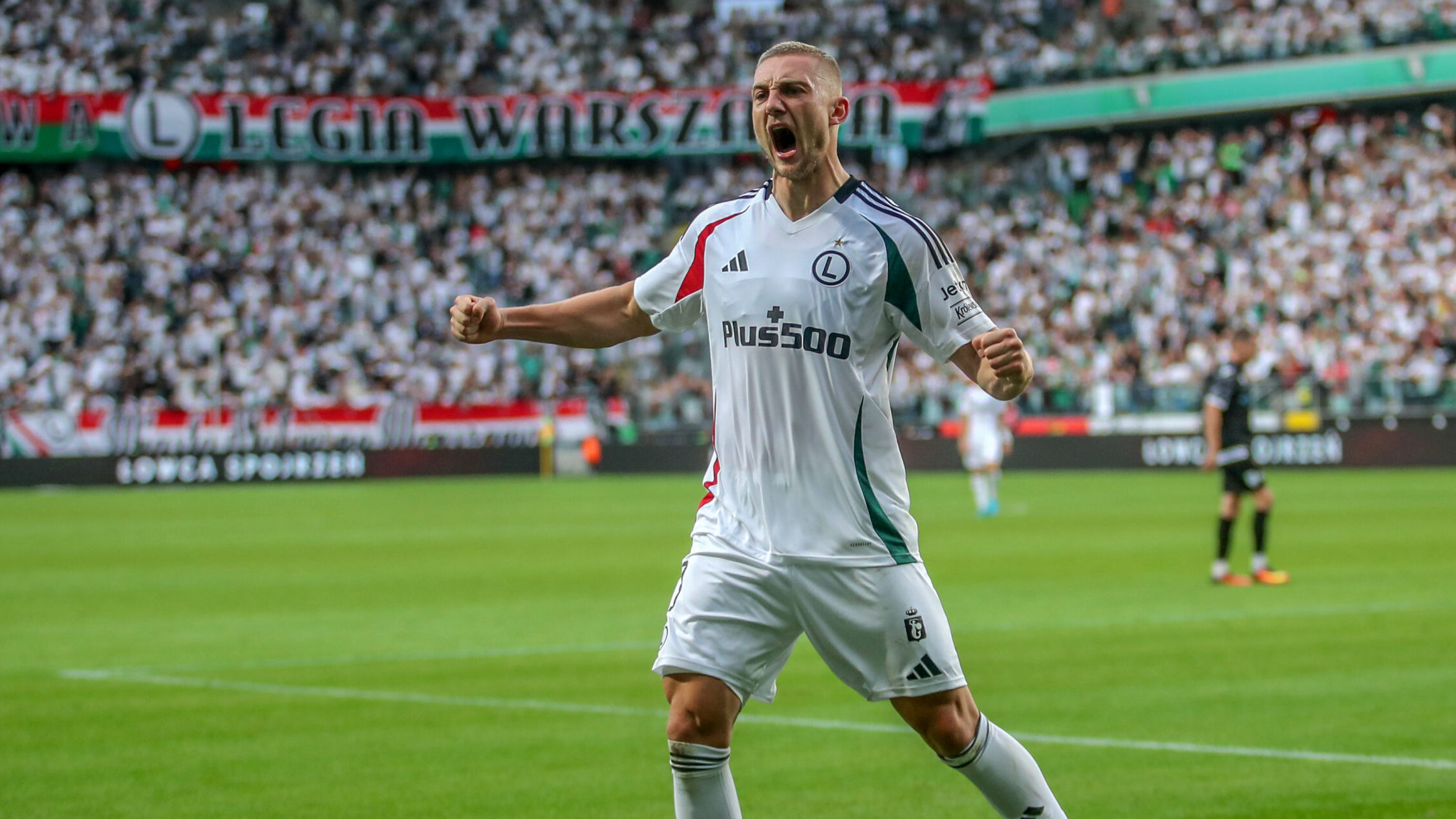 WARSZAWA 22.08.2024
PIERWSZY MECZ IV RUNDA ELIMINACYJNA LIGA KONFERENCJI SEZON 2024/25 --- UEFA CONFERENCE LEAGUE FOURTH QUALIFYING ROUND FIRST MATCH IN WARSAW: LEGIA WARSZAWA - DRITA GNJILANE
BLAZ KRAMER  RADOSC
FOT. MARCIN SZYMCZYK/400mm.pl