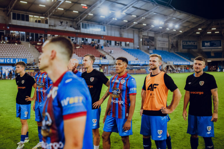 24.08.2024 Gliwice.
Piłka nożna. PKO Ekstraklasa.
Piast Gliwice - Zagłębie Lubin .
Michael Ameyaw , 
Fot. Irek Dorozanski