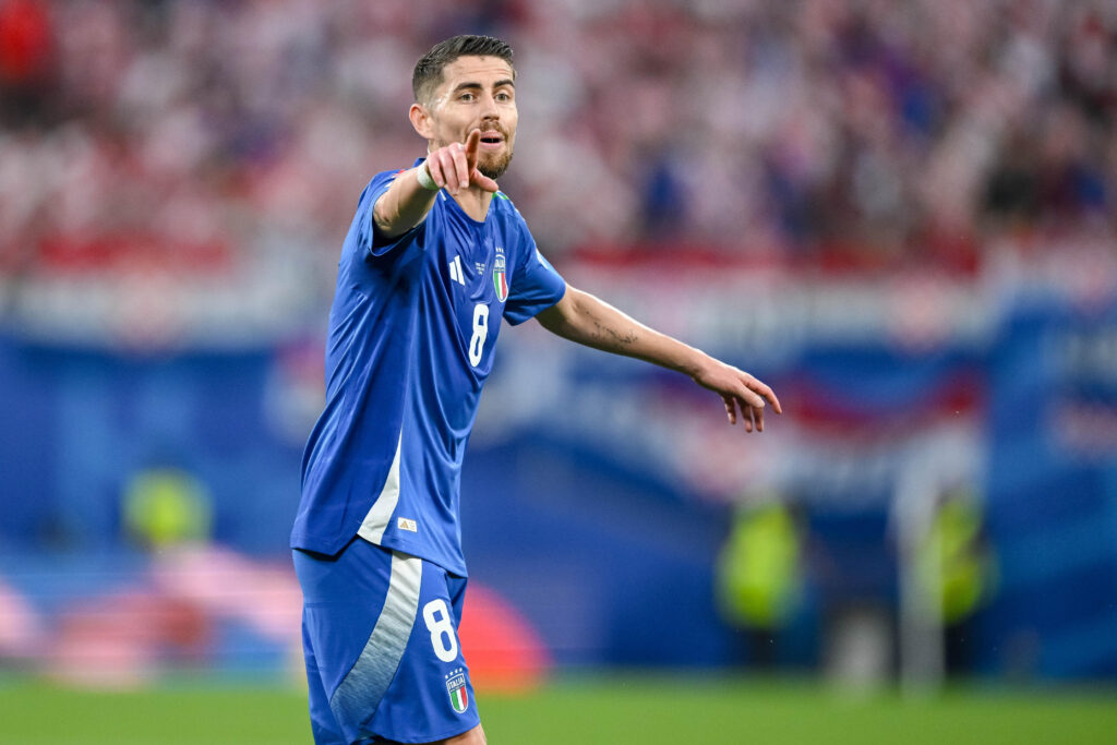 Jorginho (Italy) gestikuliert, gestik waehrend des Spiels der UEFA EURO 2024 - Gruppe B zwischen Kroatien und Italien, Stadion Leipzig am 24. June 2024 in Leipzig, Deutschland. (Foto von Harry Langer/DeFodi Images)     

Jorginho (Italy) gestures during the UEFA EURO 2024 - Group B match between Croatia and Italy at Leipzig Stadium on June 24, 2024 in Leipzig, Germany. (Photo by Harry Langer/DeFodi Images)  
MISTRZOSTWA EUROPY W PILCE NOZNEJ EURO 2024 MECZ CHORWACJA VS WLOCHY
FOT.DEFODI IMAGES/newspix.pl / 400mm.pl
POLAND ONLY!

---
newspix.pl / 400mm.pl