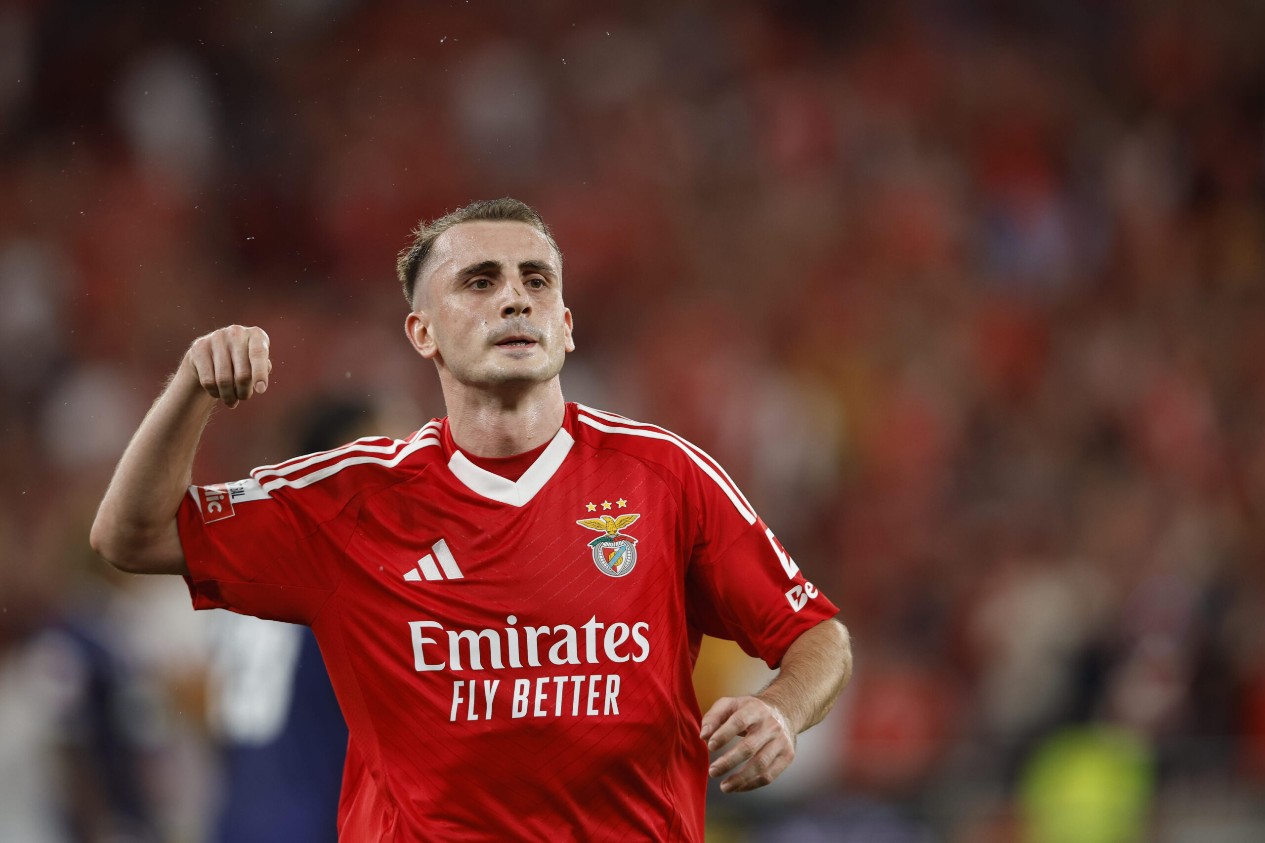 Akturkoglu (SL Benfica) Torjubel, jubelt nach seinem Treffer zum 1:1, Liga Portugal Betclic, SL Benfica v CD Santa Clara, Estádio da Luz am 14. September 2024 in Lissabon, Portugal. (Foto von Joao Rico/DeFodi Images)

Akturkoglu (SL Benfica) celebrates after scoring his team&#039;s first goal, Liga Portugal Betclic, SL Benfica v CD Santa Clara, Estádio da Luz on September 14, 2024 in Lisbon, Portugal. (Photo by Joao Rico/DeFodi Images)  
LIGA PORTUGALSKA PILKA NOZNA SEZON 2024/2025
FOT.DEFODI IMAGES/newspix.pl / 400mm.pl
POLAND ONLY!

---
newspix.pl / 400mm.pl