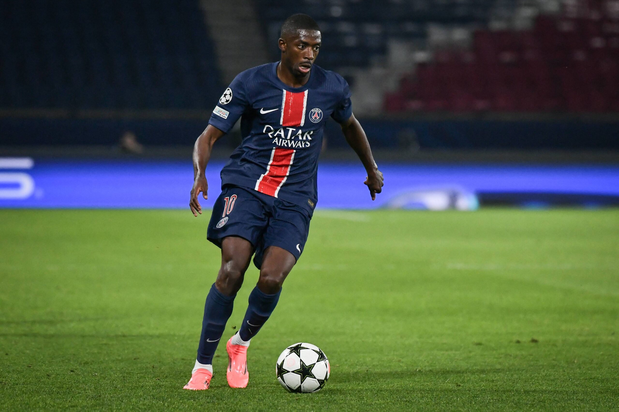 Paris Saint-Germain’s forward Ousmane Dembele controls the ball during the UEFA Champions League football match between Paris Saint-Germain and Girona FC at the Parc des Princes stadium in Paris on September 18, 2024. Photo by Firas Abdullah/ABACAPRESS.COM 
LIGA MISTRZOW UEFA PILKA NOZNA SEZON 2024/2025
FOT. ABACA/newspix.pl / 400mm.pl

POLAND ONLY !!!
---
newspix.pl / 400mm.pl