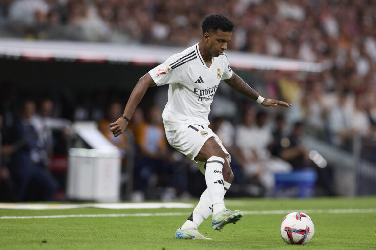 MADRID, SPAIN - SEPTEMBER 01: Rodrygo Goes of Real Madrid CF seen in action during the La Liga week4 football match between Real Madrid CF and Real Betis Balompie at the Santiago Bernabeu stadium on September 01, 2024 in Madrid, Spain. Federico Titone / Anadolu/ABACAPRESS.COM
LIGA HISZPANSKA PILKA NOZNA SEZON 2024/2025
FOT. ABACA/newspix.pl / 400mm.pl
POLAND ONLY!
---
newspix.pl / 400mm.pl