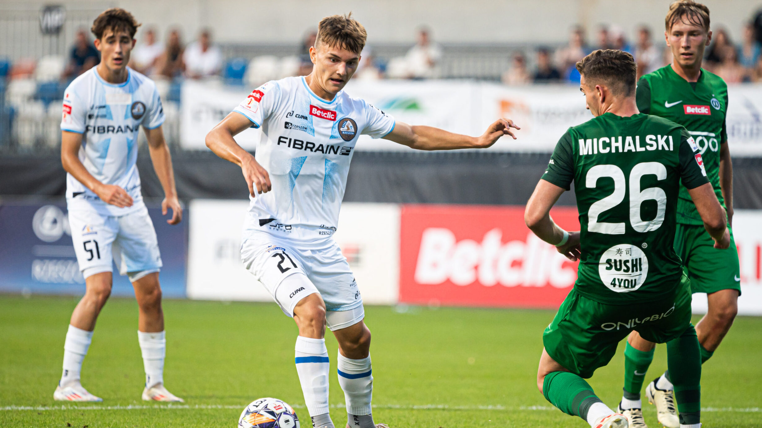 RZESZOW 17.08.2024
MECZ 5. KOLEJKA BETCLIC I LIGA SEZON 2024/25 --- POLISH FIRST LEAGUE FOOTBALL MATCH: STAL RZESZOW - WARTA POZNAN
SZYMON KADZIOLKA
FOT. MICHAL TRZPIS/400MM.PL