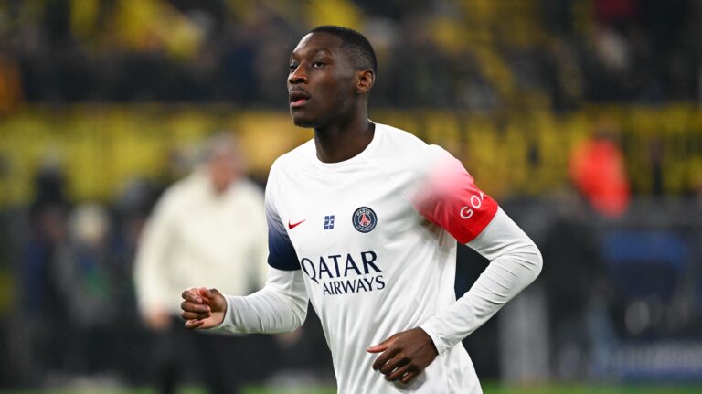 Randal KOLO MUANI of PSG during the UEFA Champions League Group F match between Borussia Dortmund and Paris Saint-Germain Football Club at Signal Iduna Park on December 13, 2023 in Dortmund, Germany. (Photo by Anthony Dibon/Icon Sport)
LIGA MISTRZOW PILKA NOZNA SEZON 2023/2024
FOT. ICON SPORT/newspix.pl / 400mm.pl
POLAND ONLY!
---
newspix.pl / 400mm.pl