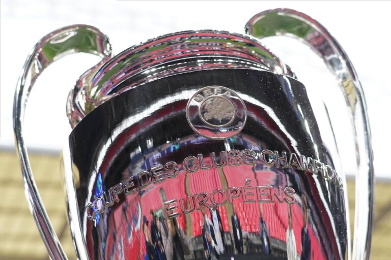 UEFA Champions League Trophy Before the UEFA Champions League Real Madrid training session at Wembley Stadium on May 31, 2024 in London, England. (Photo by Bagu Blanco / PRESSINPHOTO) 
 LONDYN DZIEN PRZED FINAL LIGA MISTRZOW SEZON 2023/2024
FOT.PRESSINPHOTO/newspix.pl / 400mm.pl
POLAND ONLY!
---
newspix.pl / 400mm.pl 
 TROFEUM