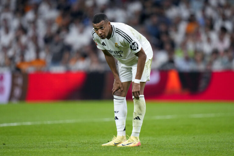 Kylian Mbappe of Real Madrid CF during the La Liga EA Sports match between Real Madrid and Real Betis played at Santiago Bernabeu Stadium on September 1, 2024 in Madrid, Spain. (Photo by Cesar Cebolla / PRESSINPHOTO)
LIGA HISZPANSKA PILKA NOZNA SEZON 2024/2025 
FOT.PRESSINPHOTO/newspix.pl / 400mm.pl
POLAND ONLY!
---
newspix.pl / 400mm.pl