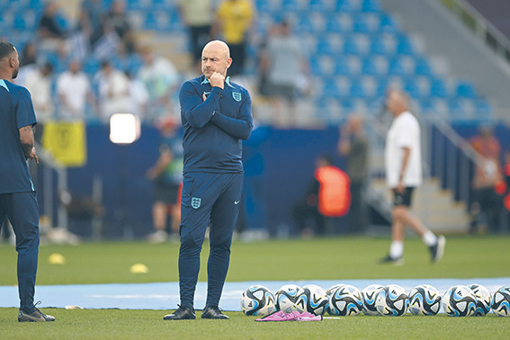 ISRAEL_ENGLAND_1/2 FINAL Lee Carsley England U21, U 21 head coach,UEFA U21 EC SEMI-FINAL BATUMI Batumi Arena - Batumi, Georgia GEORGIA Copyright: xx KUL_3189,Image: 787342090, License: Rights-managed, Restrictions: , Model Release: no, Credit line: IMAGO / imago sport / Forum