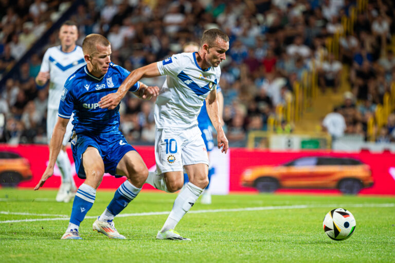 MIELEC 30.08.2024
MECZ 7. KOLEJKA PKO EKSTRAKLASA SEZON 2024/25 --- POLISH FOOTBALL TOP LEAGUE MATCH: FKS STAL MIELEC - LECH POZNAN
ANTONI KOZUBAL MACIEJ DOMANSKI
FOT. MICHAL TRZPIS/400MM.PL