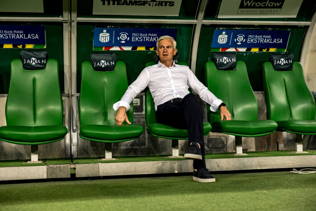 August 15, 2024, Wroclaw, Lower Silesia, Poland: JACEK MAGIERA during a match of UEFA Conference League between WKS Slask Wroclaw and St. Gallen FC, August 15, 2024. Wroclaw, Poland.,Image: 899031166, License: Rights-managed, Restrictions: , Model Release: no, Credit line: Mateusz Birecki / Zuma Press / Forum