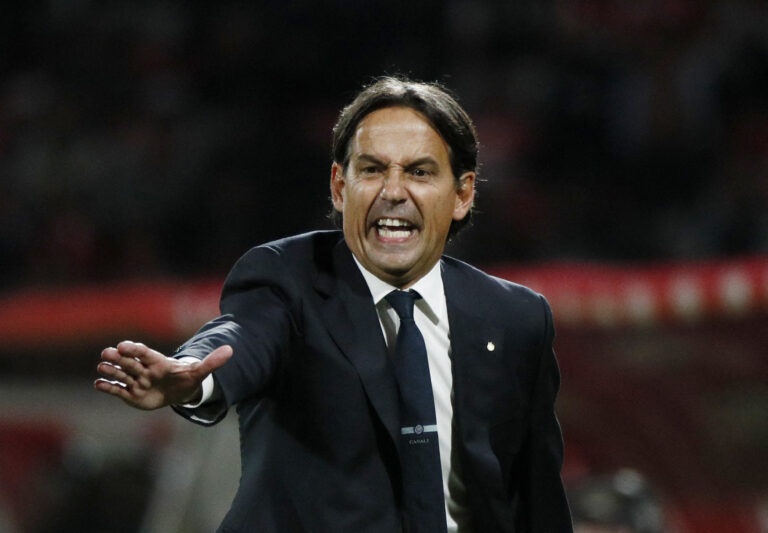 Soccer Football - Serie A - Monza v Inter Milan - U-Power Stadium, Monza, Italy - September 15, 2024 Inter Milan coach Simone Inzaghi,Image: 907995317, License: Rights-managed, Restrictions: , Model Release: no, Credit line: Alessandro Garofalo / Reuters / Forum