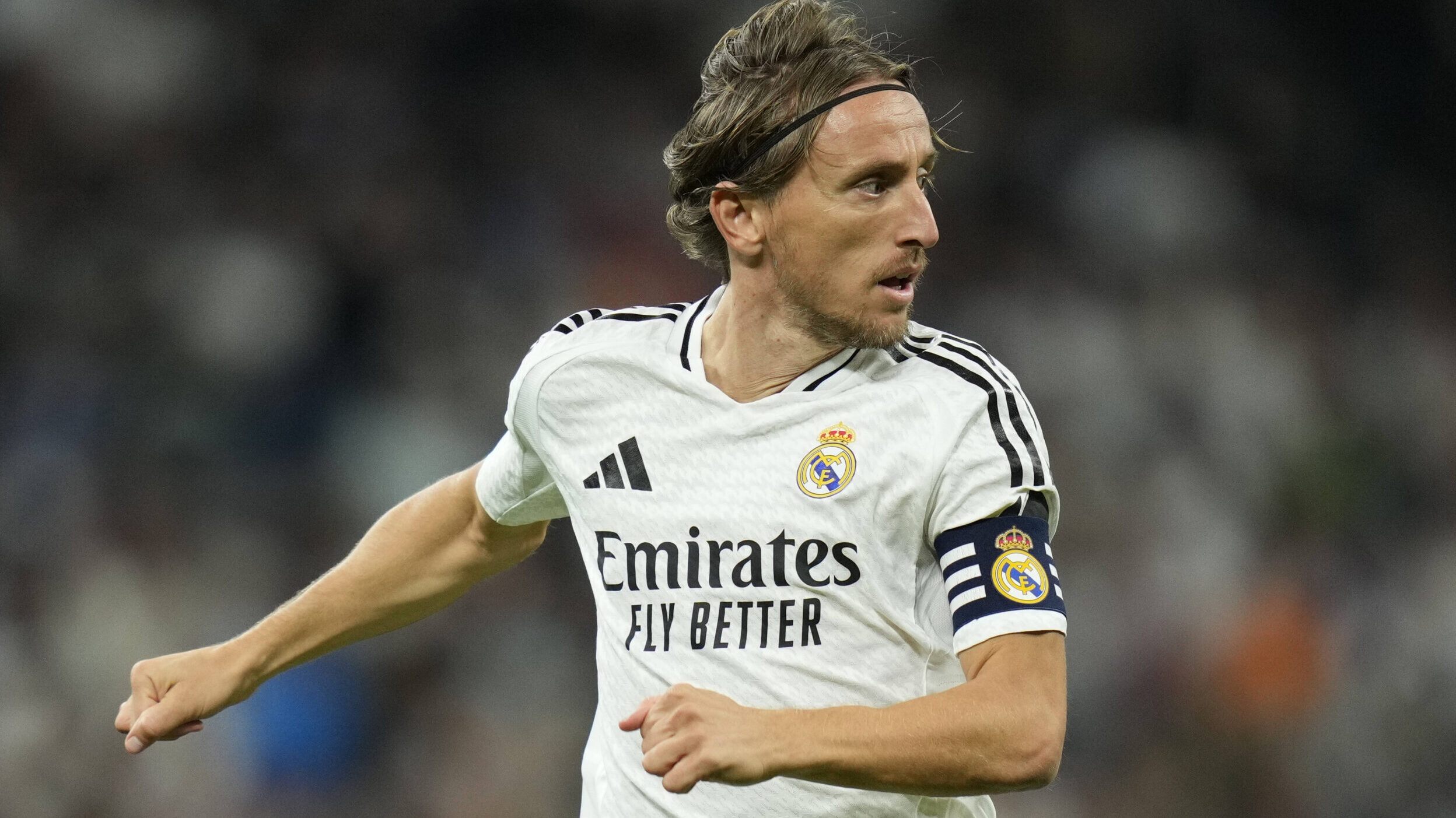 ESP: Real Madrid CF - Deportivo Alaves. La Liga EA Sports. Date 7 Luka Modric of Real Madrid CF during the La Liga EA Sports match between Real Madrid CF and Deportivo Alaves played at Santiago Bernabeu Stadium on September 24, 2024 in Madrid, Spain. kpng Copyright: xJuanxPerezx/xPRESSINPHOTOx PS_240924_RMA_ALA_1135,Image: 912671356, License: Rights-managed, Restrictions: , Model Release: no, Credit line: Juan Perez / PRESSINPHOTO / imago sport / Forum