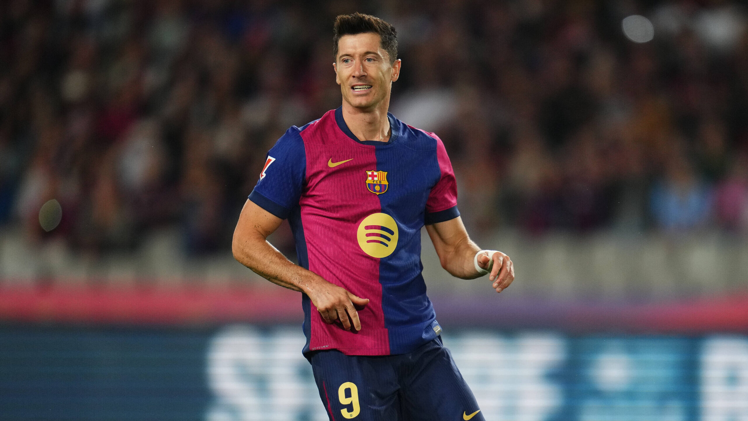 ESP: FC Barcelona, Barca v Getafe CF. La Liga EA Sports. Date 7 Robert Lewandowski of FC Barcelona during the La Liga EA Sports match between FC Barcelona and Getafe CF played at Lluis Companys Stadium on September 25, 2024 in Barcelona, Spain. kpng Copyright: xBaguxBlancox/xPRESSINPHOTOx PS_240925_BAR_GET_710,Image: 912684202, License: Rights-managed, Restrictions: , Model Release: no, Credit line: Bagu Blanco / PRESSINPHOTO / imago sport / Forum