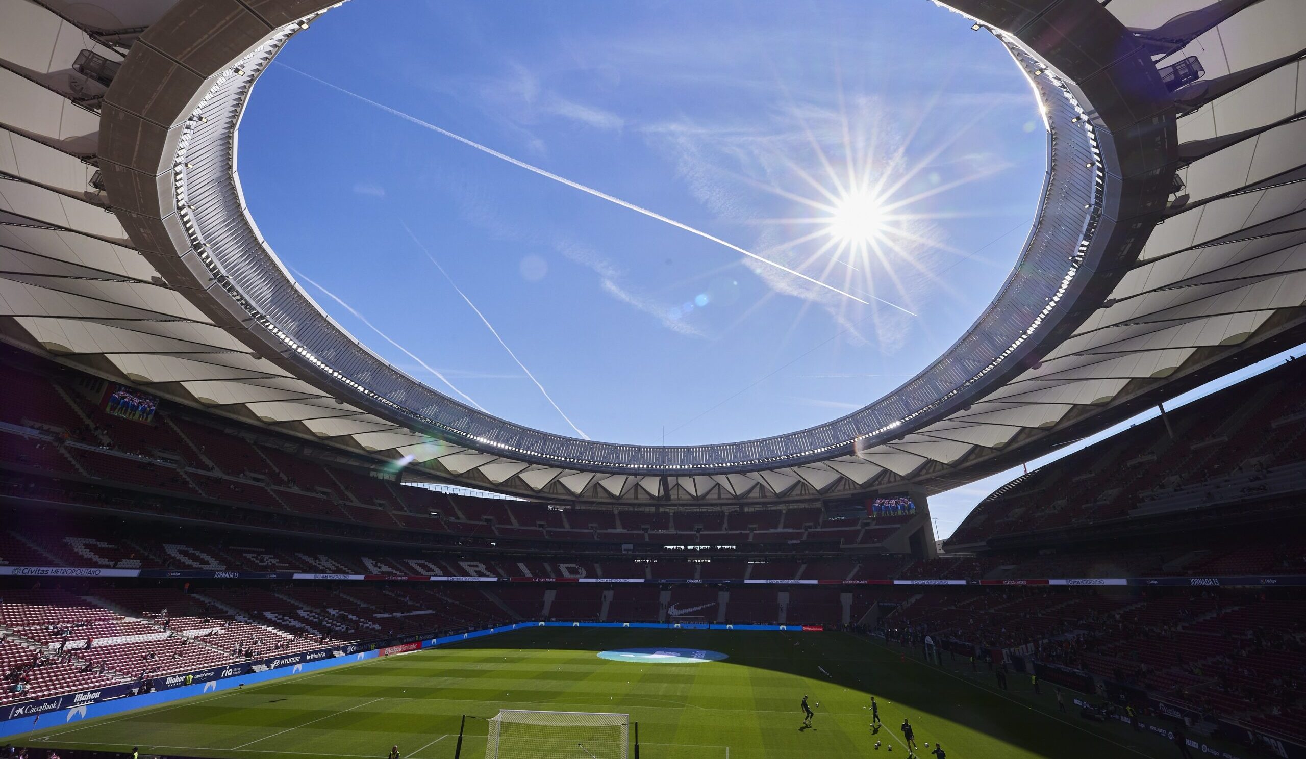 Madrid, Spanien, 06.11.2022: . Innenansicht vor dem Spiel der LaLiga Santander zwischen Atletico Madrid vs Espanyol Barcelona Wanda Metropolitano am 06. November 2022 in Madrid, Spanien. (Foto von Manuel Reino Berengui/DeFodi Images)

Madrid, Spain, 06.11.2022: . general view inside the stadium prior to the LaLiga Santander match between Atletico de Madrid vs RCD Espanyol Barcelona at Wanda Metropolitano on November 6, 2022 in Madrid, Spain. (Photo by Manuel Reino Berengui/DeFodi Images) 
PILKA NOZNA LIGA HISZPANSKA SEZON 2022/2023
FOT. DEFODI IMAGES/newspix.pl / 400mm.pl
POLAND ONLY!
---
newspix.pl / 400mm.pl