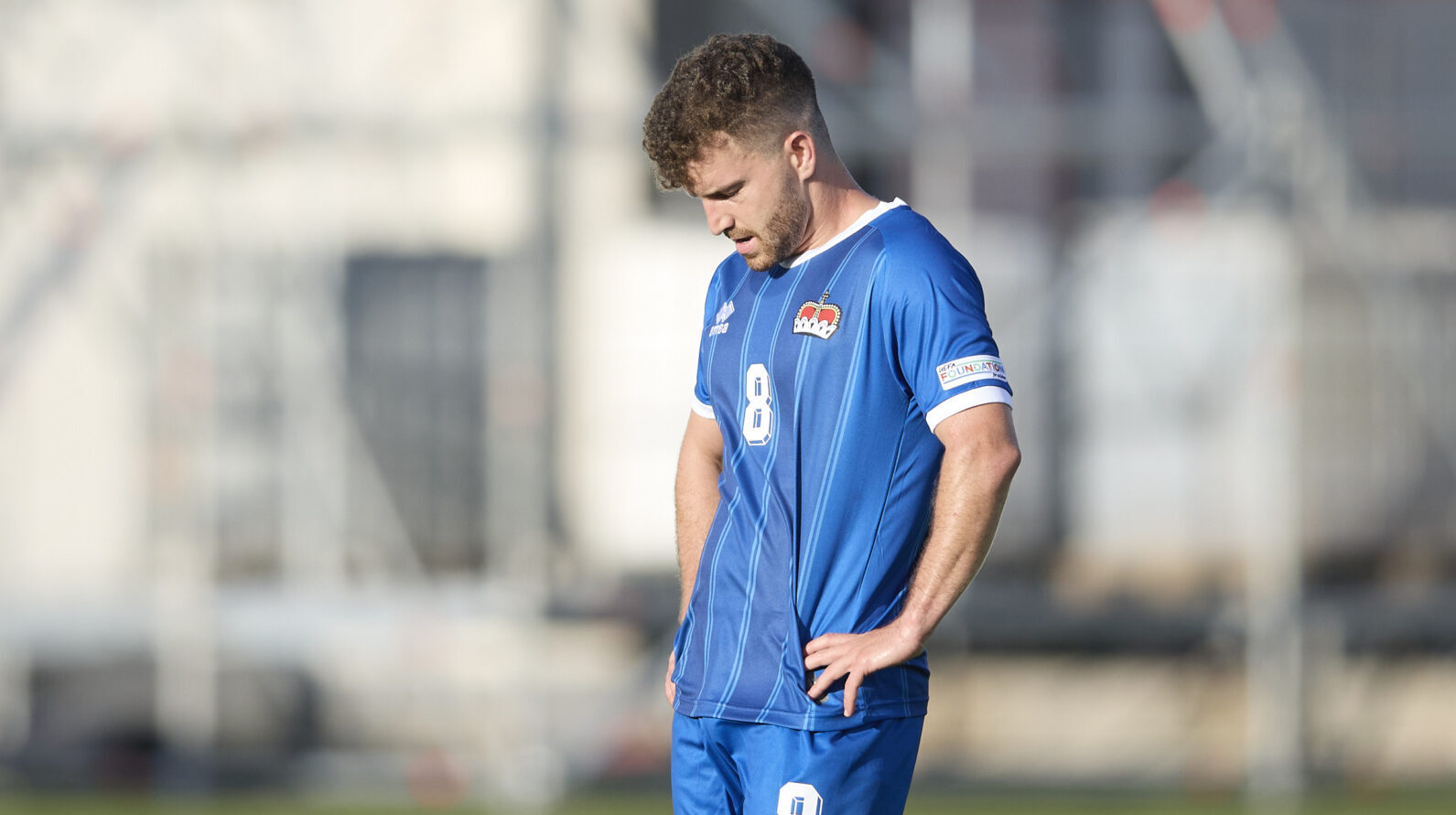 Aron Sele (Liechtenstein) looks on during the UEFA Nations League 2024/2025 League D - Group 1 match between Gibraltar and Liechtenstein at Europa Point Stadium Gibraltar on September 8, 2024 in Gibraltar, Gibraltar.   (Photo by Manu Reino/DeFodi Images)  
LIGA NARODOW UEFA PILKA NOZNA SEZON 2024/2025
GIBRALTAR v LIECHTENSTEIN
FOT. DEFODI IMAGES/newspix.pl / 400mm.pl

POLAND ONLY !!
---
newspix.pl / 400mm.pl