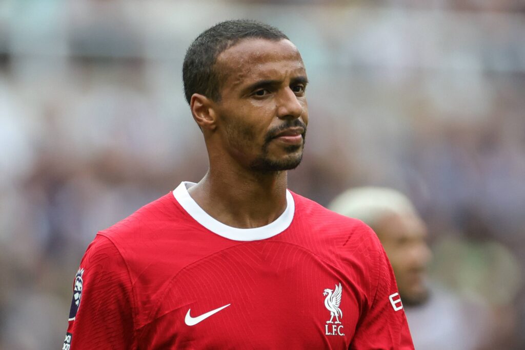 August 27, 2023, Newcastle, Tyne and Wear, United Kingdom: Joel Matip #32 of Liverpool during the Premier League match Newcastle United vs Liverpool at St. James&#039;s Park, Newcastle, United Kingdom, 27th August 2023. (Credit Image: © Mark Cosgrove/News Images via ZUMA Press Wire)
PILKA NOZNA LIGA ANGIELSKA SEZON 2023/2024
FOT. ZUMA/newspix.pl / 400mm.pl
POLAND ONLY!
---
newspix.pl / 400mm.pl