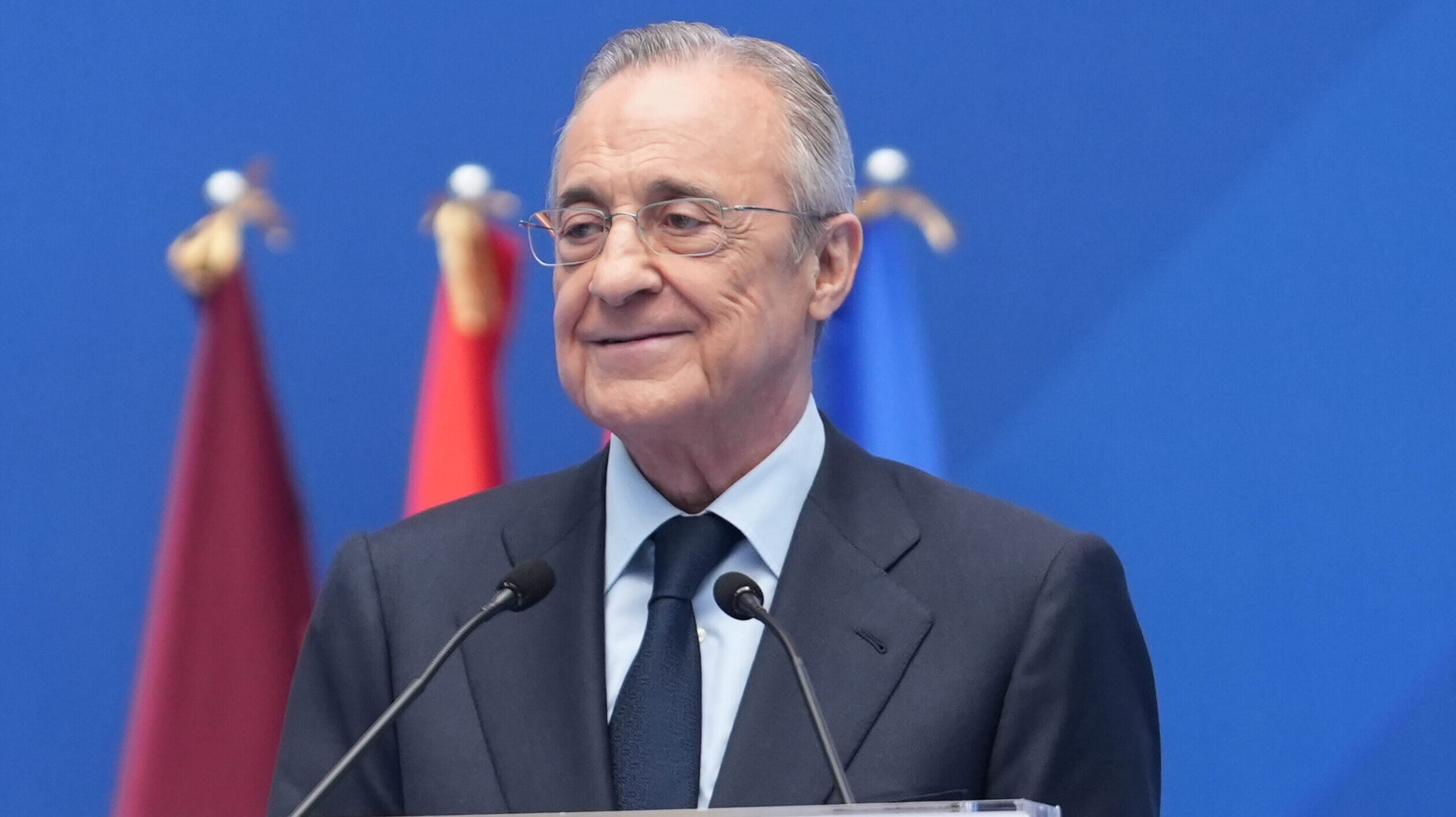 President of Real Madrid Florentino PEREZ during the presentation of Kylian Mbappe as a new player of Real Madrid CF on 16 July 2024 at Santiago Bernabeu stadium in Madrid, Spain (Photo by /Sipa USA)
2024.07.16 Madryt
pilka nozna , liga hiszpanska
Kylian Mbappe pilkarzem Realu Madryt - prezentacja
Foto Laurent Lairys/DPPI/IPA Sport 2/ipa-agency.net/SIPA USA/PressFocus

!!! POLAND ONLY !!!