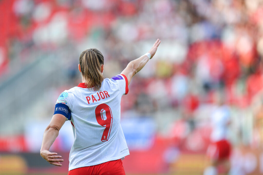 2024.07.16 Sosnowiec
Pilka nozna Kobiet Eliminacje do Mistrzostw Europy 2025
Polska - Islandia
N/z Ewa Pajor
Foto Marcin Bulanda / PressFocus

2024.07.16 Sosnowiec
Football European Women Qualifiers Championship 2025 Poland - Iceland
Polska - Islandia
Ewa Pajor
Credit: Marcin Bulanda / PressFocus