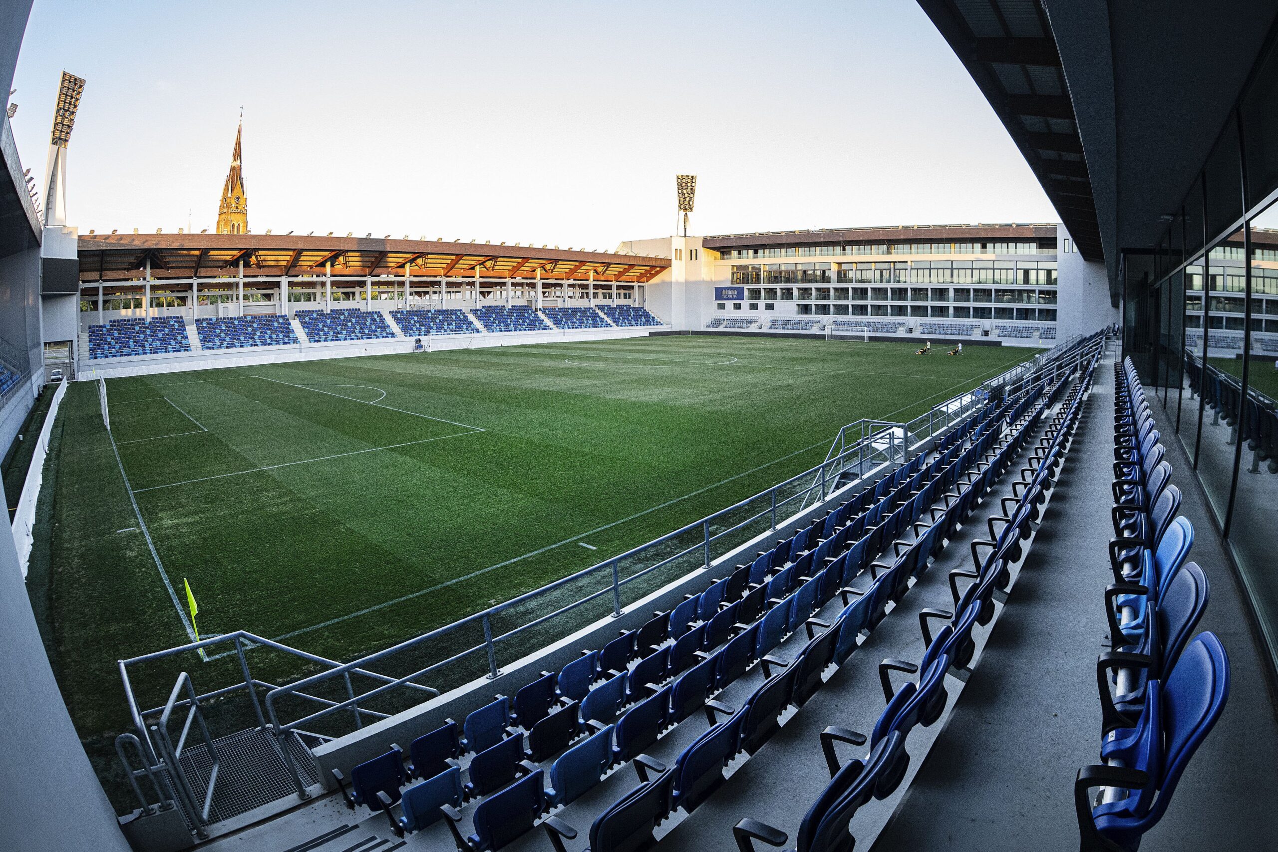 BACKA TOPOLA, 31-07-2024, TSC Arena, football, UEFA Europa League Q2, season 2024 / 2025, Ajax press conference, inside view of the TSC Arena (Photo by Pro Shots/Sipa USA)
2024.07.31 Backa Topola
pilka nozna Liga Europy
Przygotowania do meczu FK Vojvodina Nowy Sad - Ajax Amsterdam
Foto Pro Shots Photo Agency/SIPA USA/PressFocus

!!! POLAND ONLY !!!