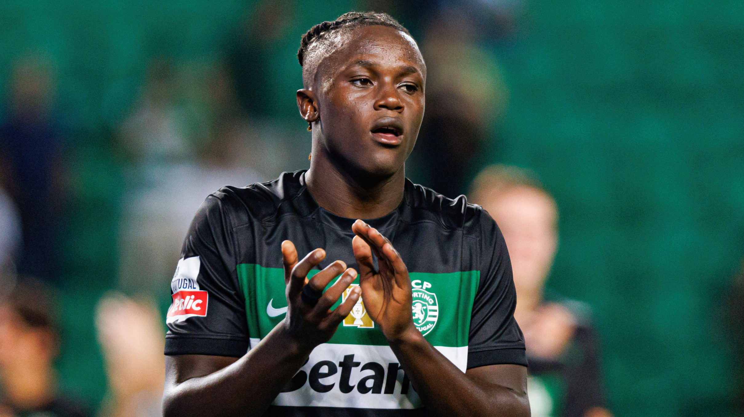 Geovany Quenda (Sporting CP) seen during the Liga Portugal game between teams of Sporting CP and Rio Ave FC at Estadio Jose Alvalade final score. Sporting CP won 3-1 (Photo by Maciej Rogowski / SOPA Images/Sipa USA)
2024.08.09 Lisbon
pilka nozna liga portugalska
Sporting CP - Rio Ave FC
Foto Maciej Rogowski / SOPA Images/SIPA USA/PressFocus

!!! POLAND ONLY !!!