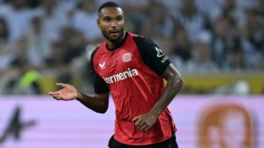 8/23/2024 - MONCHENGLADBACH - Jonathan Tah of Bayer 04 Leverkusen during the Bundesliga match between Borussia Monchengladbach and Bayer 04 Leverkusen at Borussia Park stadium on August 23, 2024 in Monchengladbach, Germany. ANP | Hollandse Hoogte | GERRIT VAN KEULEN /ANP/Sipa USA
2024.08.23 Monchengladbach
pilka nozna liga niemiecka
Borussia Moenchengladbach - Bayer 04 Leverkusen
Foto Gerrit van Keulen/ANP/SIPA USA/PressFocus

!!! POLAND ONLY !!!