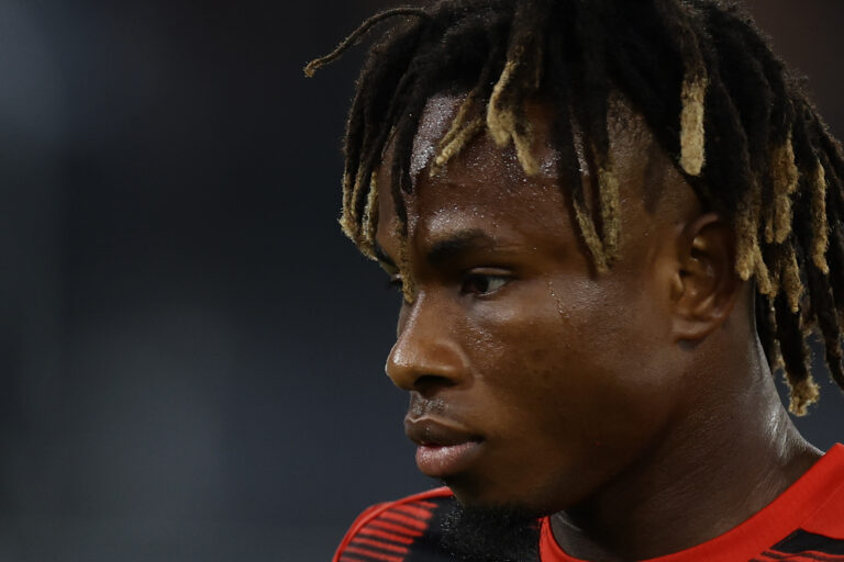 Milan??s Nigerian forward Samuel Chukwueze during the Serie A football match SS Lazio vs AC Milan at Olimpico Stadium on August 31, 2024, in Rome. (Photo by Antonio Balasco/IPA Sport / ipa-/IPA/Sipa USA)
2024.08.31 Rzym
pilka nozna liga wloska
SS Lazio Rzym - AC Milan
Foto Antonio Balasco/IPA Sport/ipa-agency.net/SIPA USA/PressFocus

!!! POLAND ONLY !!!