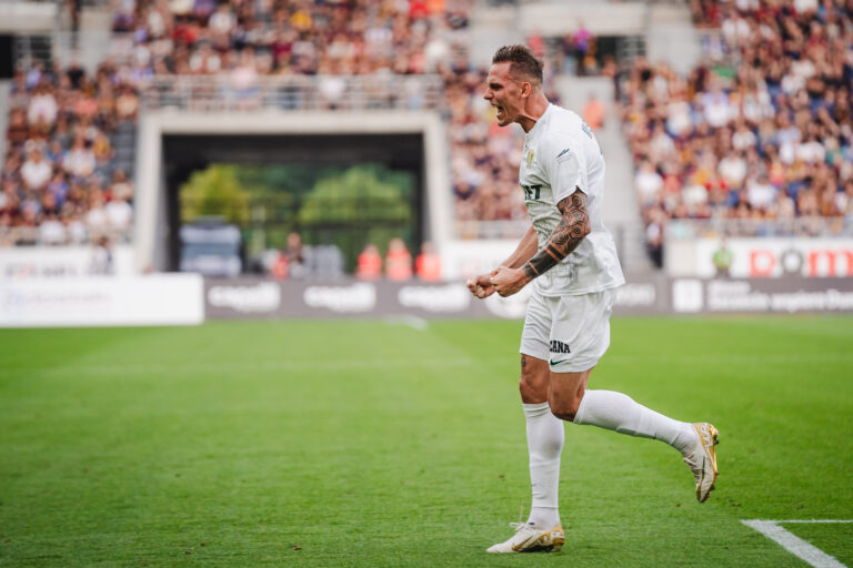 2024.09.01 Szczecin Pilka Nozna Mezczyzn PKO Ekstraklasa sezon 2024/2025 Pogon Szczecin - Slask Wroclaw N/z Sebastian Musiolik Foto Hubert Bertin / Press Focus