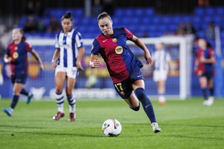 September 13, 2024, Sant Joan Despi, Barcelona, Spain: Ewa Pajor of FC Barcelona Femenino in action during the Spanish Women league, Liga F, football match played between FC Barcelona and Real Sociedad at Johan Cruyff Stadium on September 13, 2024 in Sant Joan Despi, Spain. (Credit Image: © Javier Borrego/AFP7 via ZUMA Press Wire) 
LIGA HISZPANSKA PILKA NOZNA KOBIET SEZON 2024/2025

FOT. ZUMA/newspix.pl / 400mm.pl
POLAND ONLY!
---
newspix.pl / 400mm.pl